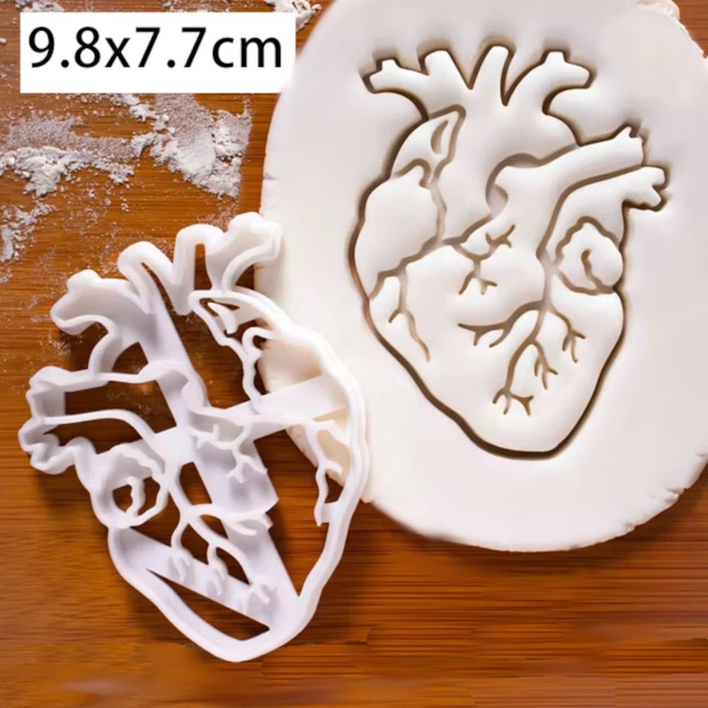 Anatomical Heart Cookie Cutter/Fondant stamp