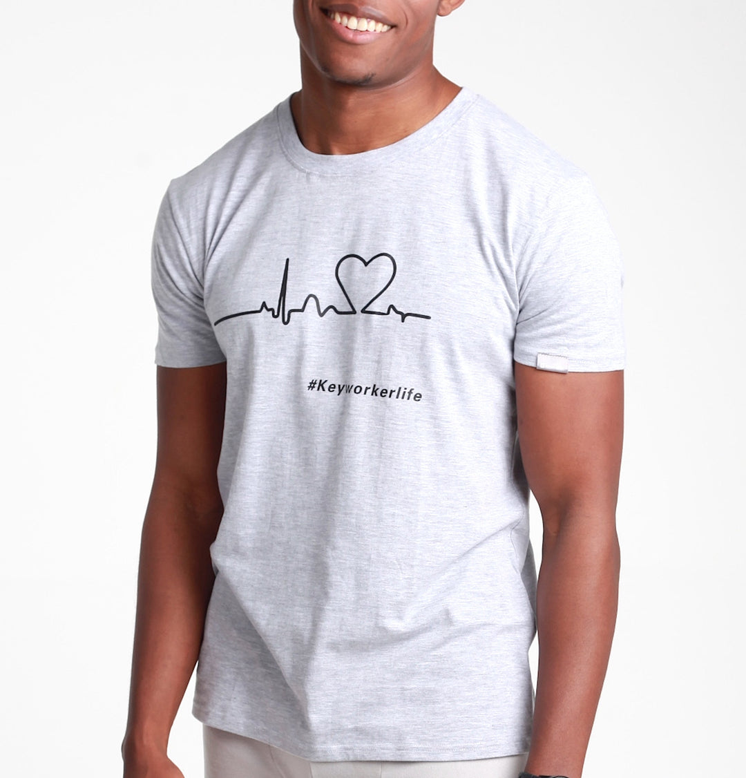 Mens 100% Cotton T-shirt - Urban Grey