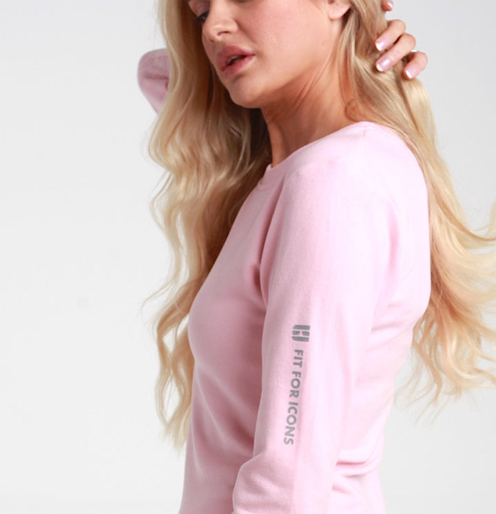 Womens Supreme-Soft Plus Thermal Base Layer Top  Whisper Pink