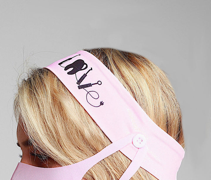 Dentistry LOVE Headband Pink