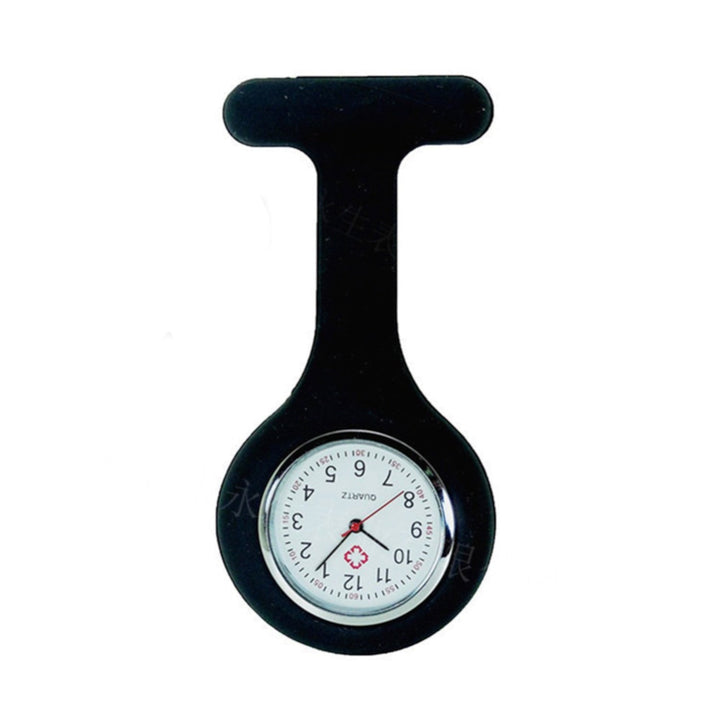 Quartz Movement Fob Watch in Black, a sophisticated accessory for healthcare professionals and educators.