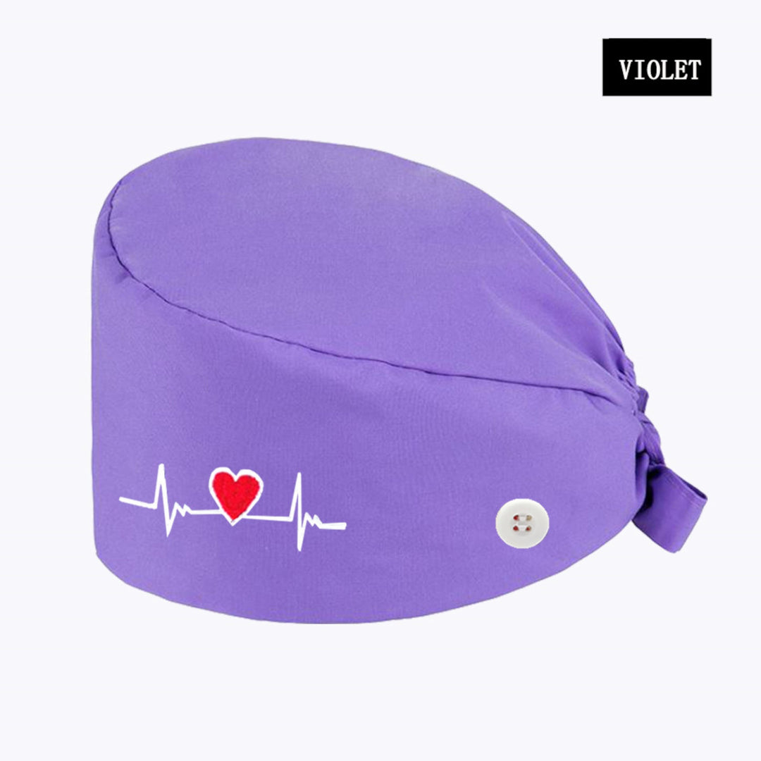 Unisex Violet Scrub Hat for healthcare professionals offering comfort and style in medical settings.