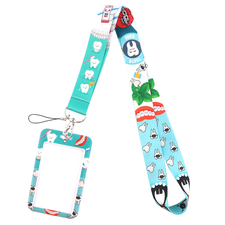 Tooth Care Lanyard & ID Card Holder