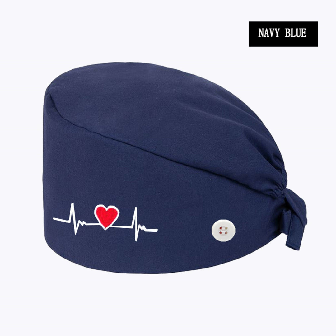 Unisex Navy Scrub Hat for healthcare professionals offering comfort and style in medical settings.