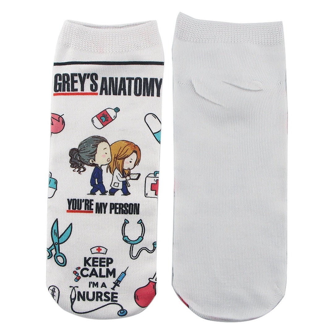 Grey's Anatomy 'You're My Person' Nurse Cotton Socks