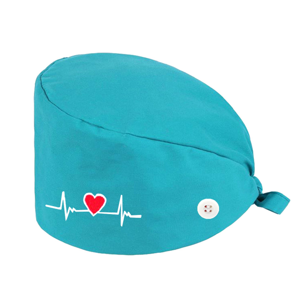 Unisex scrub hat in Lake Blue, designed for comfort and style, perfect for medical professionals and anyone seeking practical headwear; offers a versatile fit for all.