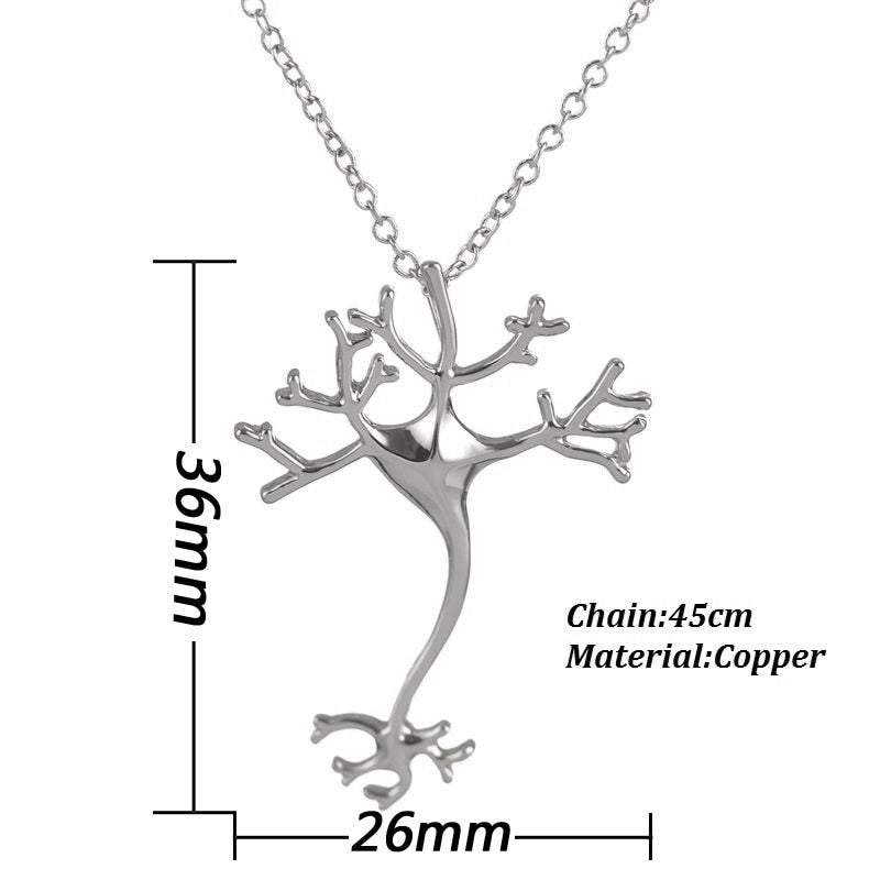 Neuron Necklace - Silver