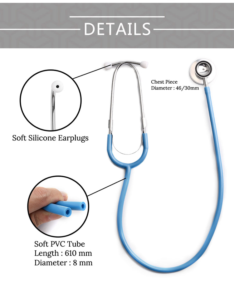 Y Design Dual Head Stainless Steel Stethoscope