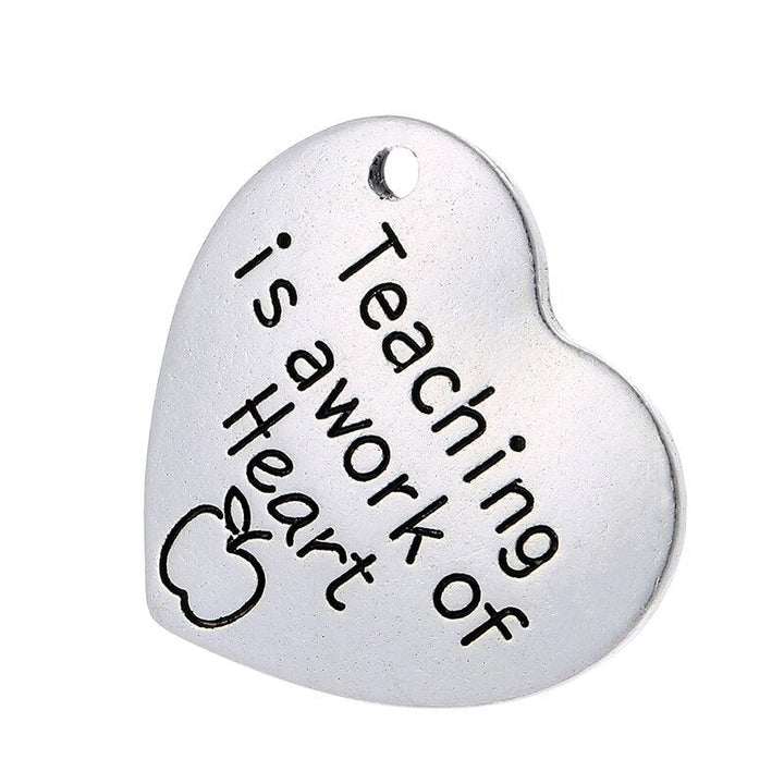 Teaching is a work of Heart Keyring